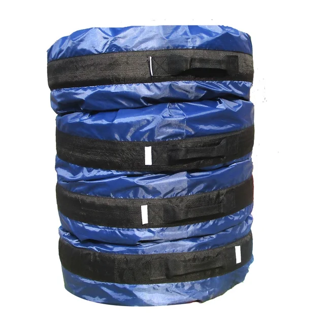 4pcs Auto Custom Tyre Wheel Protector Storage Bags Set Universal Car Spare Tire Cover For Winter Polyester