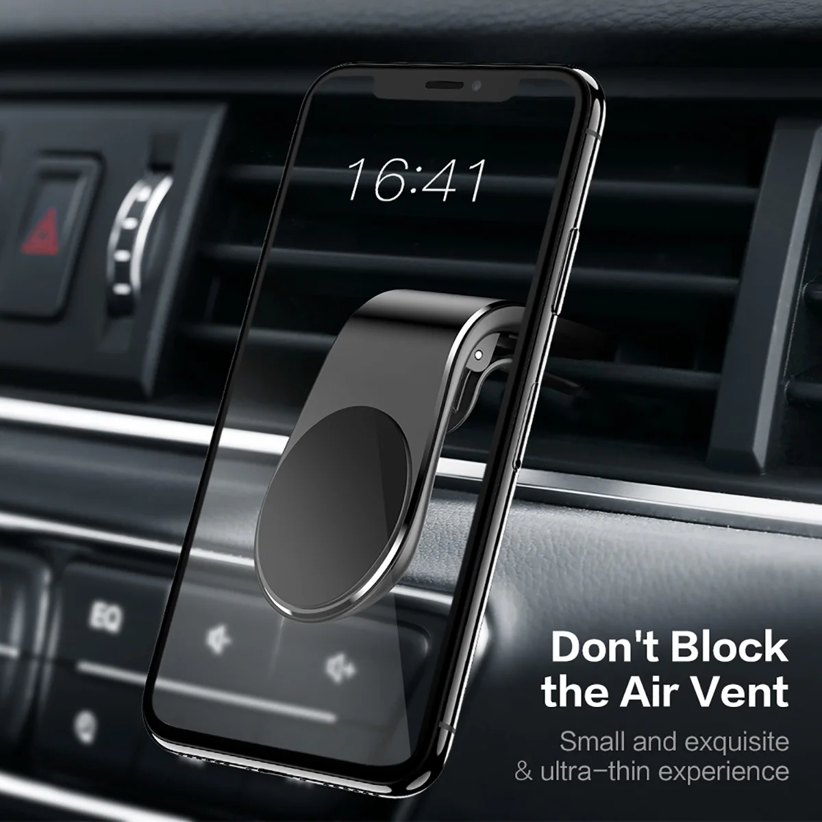 Supporto telefono magnetico per auto in alluminio per bocchette aria_voghion.com