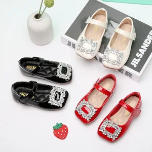 Girls Shoes Kids Princess Rhinestone Princess Flats Girl's Dress Shoes Party Wedding Kids Princess Shoes