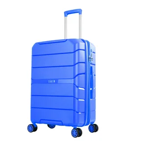 Customized PP Luggage Set Expandable Suitcase 3 Piece Set With TSA Lock Spinner Carry on Hardside pp Suitcase Manufacturer