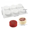 White 6-Pack Round Rose
