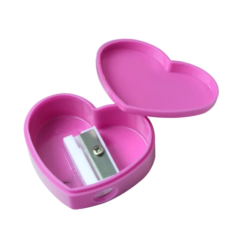 Ручная портативная точилка для карандашей в форме сердца