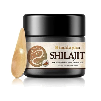 Private Label Shilajit Essential Extract 20g 30g 50g Himalayan Shilajit Resin Supplement