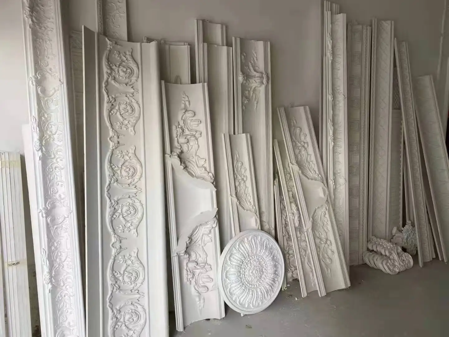 Interior Fiberglass Plaster Moulds Decorative Making Gypsum Cornice