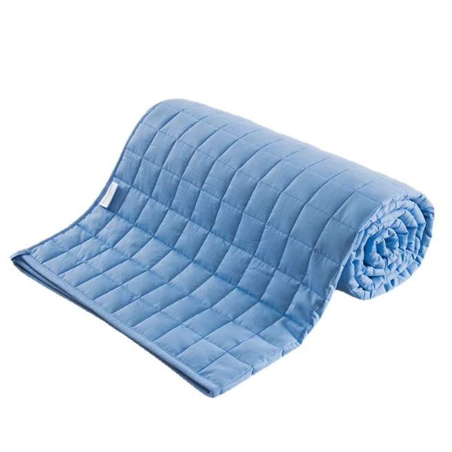 Hot Selling Weighted Blankets Customized Size Cooling  Blanket for All Seasons Sleeping Comfort Filled with Premium Glass Beads