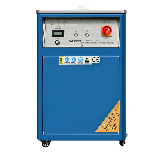 IGBT Gold Silver Copper Induction Metal Melting Furnace 2-8KG Gold Smelter Furnace