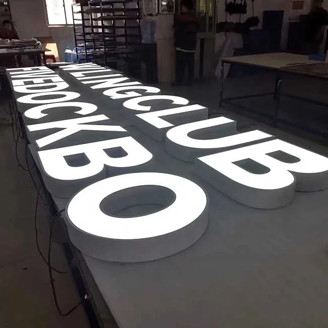 Easy Installation LED Powder Coated Aluminum Returns Channel Letters