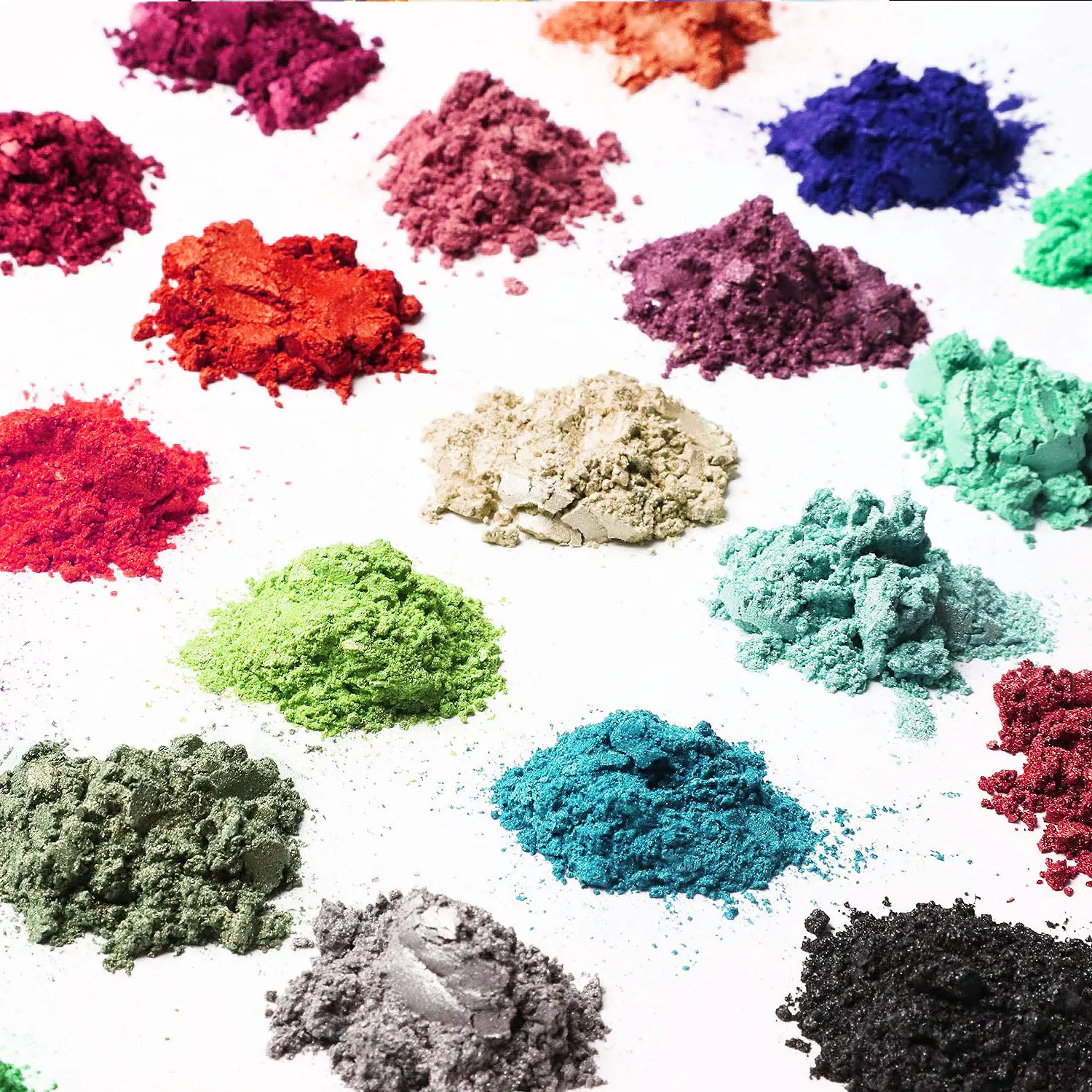 Набор нетоксичных натуральных порошковых пигментов, 30 цветов, эпоксидная смола, поделки «сделай сам», слюда, порошок