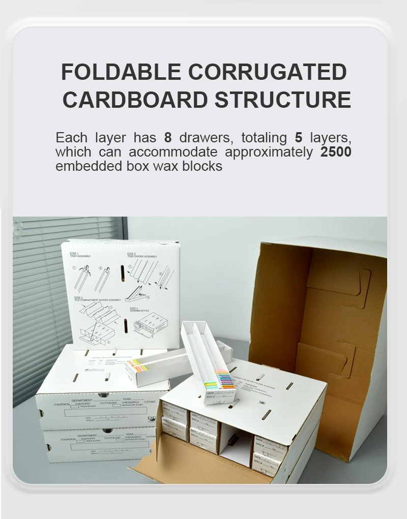 paraffin block storage box