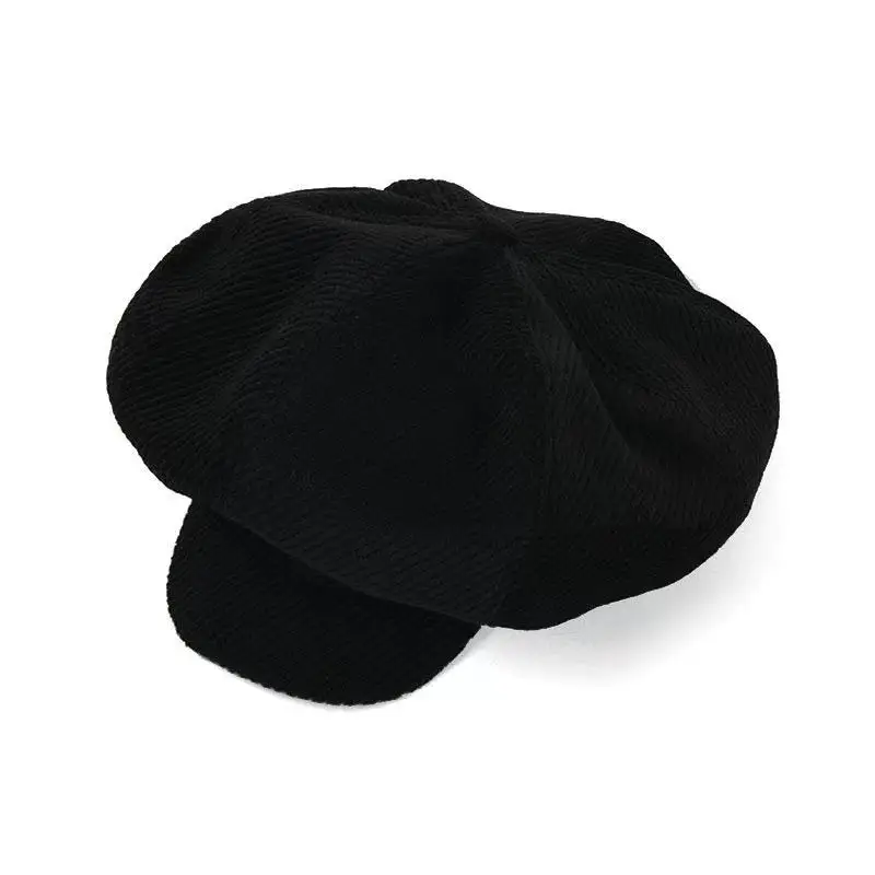 新品未使用 the Barnnet /black corduroy beret The Barnnet Black Corduroy Beret - lsca 韓国ファッション通販