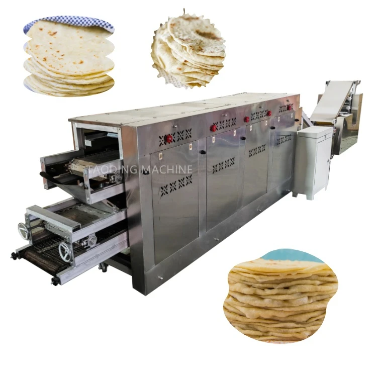 Cheapest Price	Chapati Roti Maker in Canada	tunnel Oven Pizza Arabic Bread Maker  Naan Pita Bread Making Machine Production Line