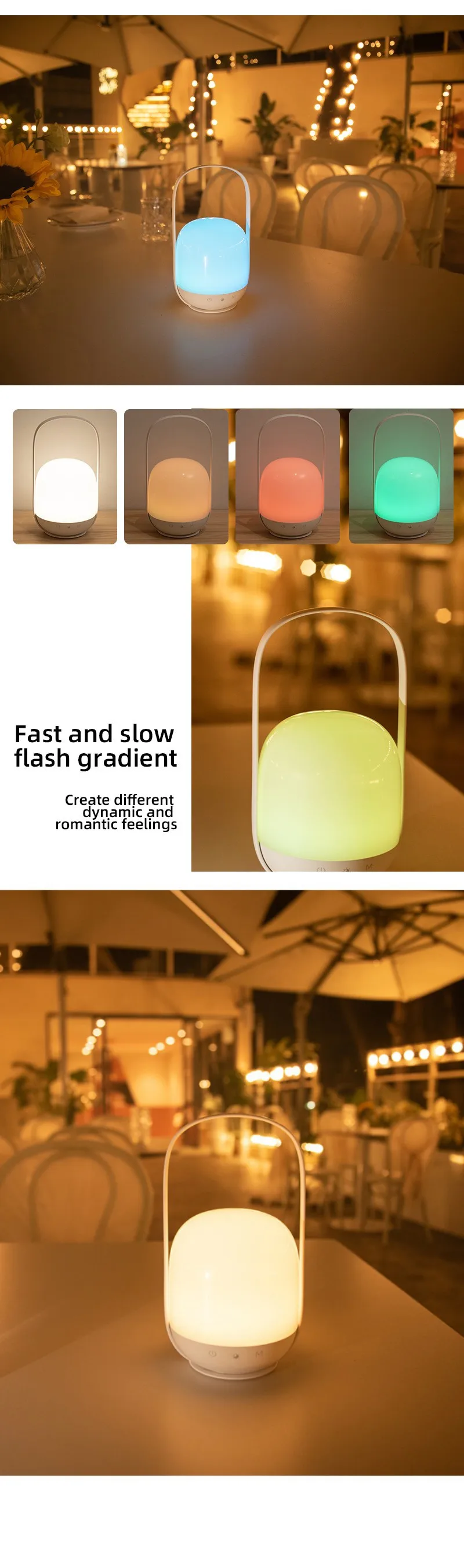 product portable battery powered led luminaire camping light 16 color changing rgb beside atmosphere night table lamp-46