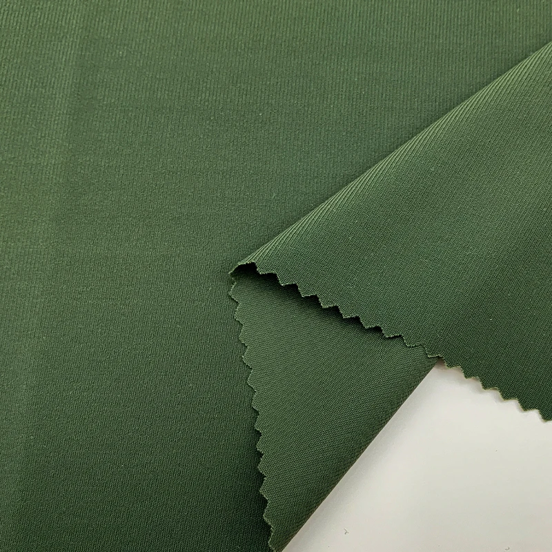 Shiny Outdoor Yoga Leisure Pants Cool Feeling Nylon Elastane Synthetic Knit Fabric for Sports Shirt factory