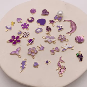 30pcs/set assorted mini charms for necklace