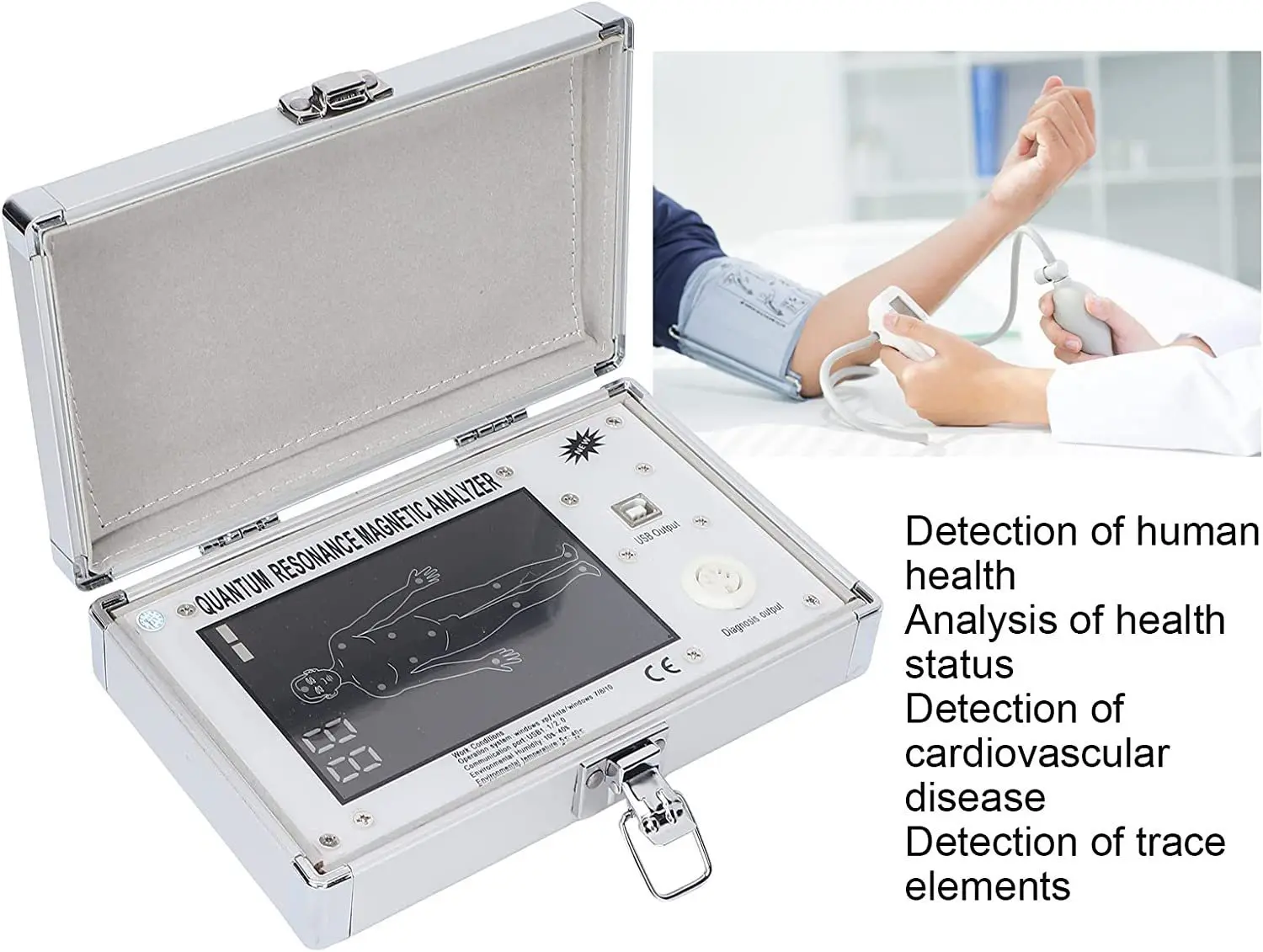 JYTOP Quantum Resonance Magnetic Health Analyze With 52 Reports JYT-QA20