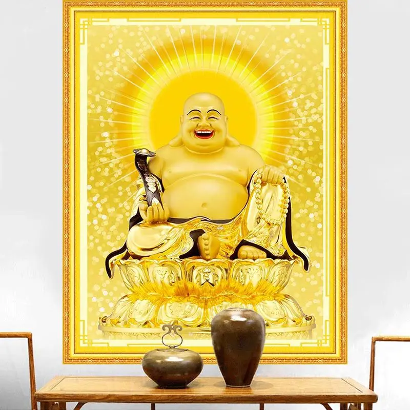 Buddha Maitreya - Vị Phật vui vẻ và niềm vui, tượng trưng cho sự thịnh vượng, hạnh phúc và tình thương. Hình ảnh Phật Di Lặc sẽ thổi bay đi những áp lực trong cuộc sống của bạn và mang đến sự bình an tâm hồn.