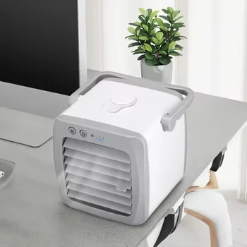 Portable Mini Water Cooler Fan Smart 5V USB Technology Quick Delivery OEM USB Air Conditioner Button Control for Car Outdoor