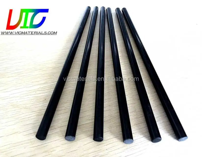 Supply top quality carbon fiber rod,pultrusion carbon fiber round rod with low price
