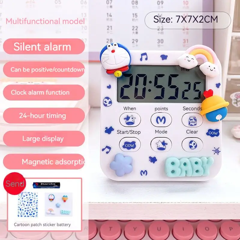 Household Electronic Cute Magnetic Digital Kitchen Countdown Timer timemore for Kids