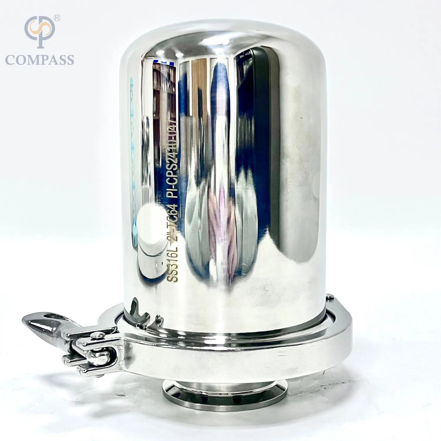 techtongda tri clamp in-line filter sanitary strainer 304