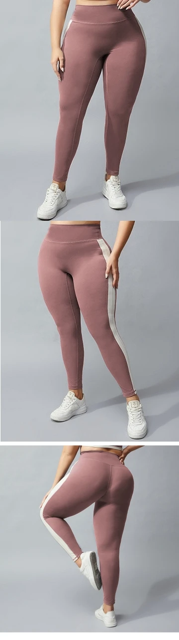 product customization gym twist front sport high waist leggings active wear 4xl plus size legging for women fitne nine point yoga pants-58