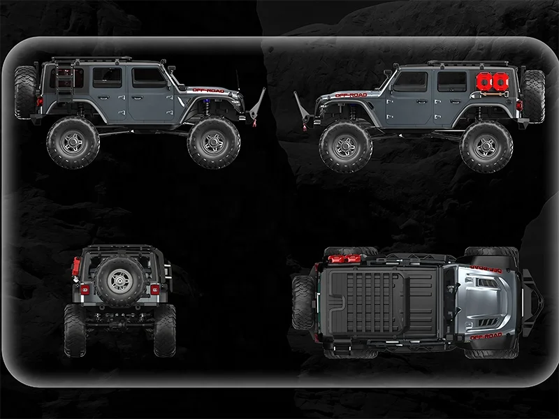 HBトイズ R1011 R1012 4WD 1/10スケール ワイルドネスRCクローラー