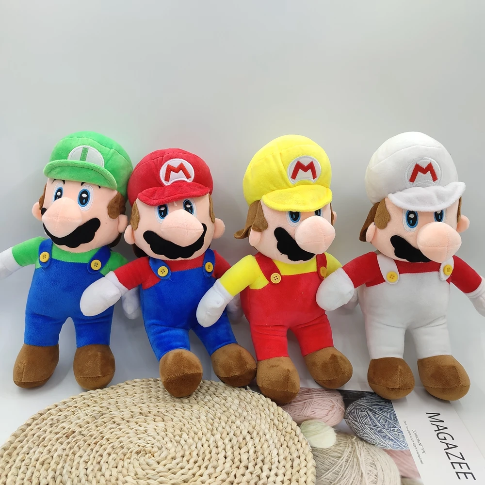 High Quality 25cm Super Mario Bros Toy Stuffed Doll Mario Figures Plush