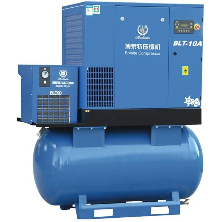 China Manufactory High Pressure Screw air Compressors Machine 16bar 20bar 4-in-1 Type