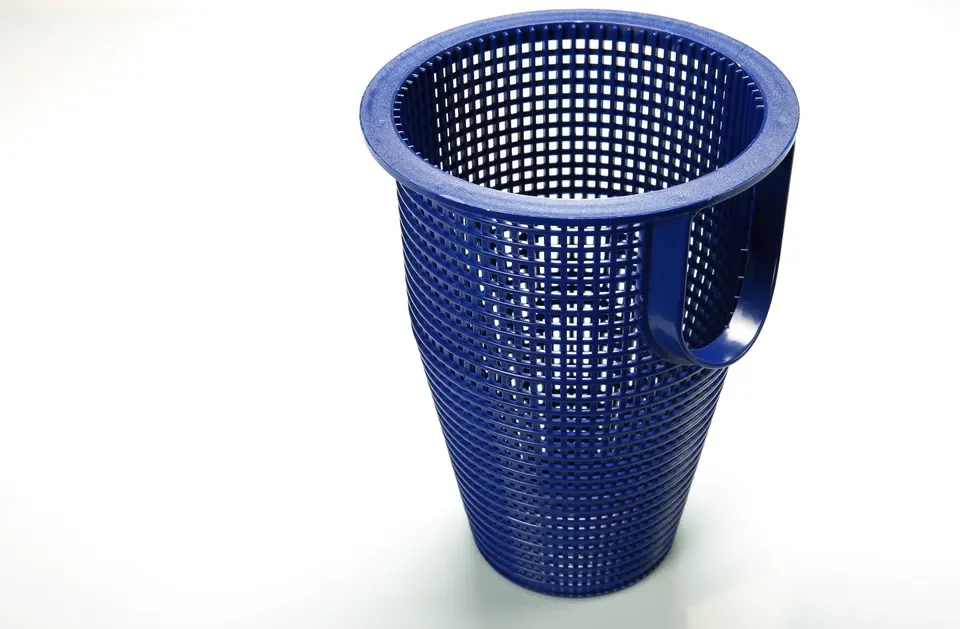 2 Cestelli Skimmer Per Piscina 16 Cm, Ricambio In ABS Con Manico, Adatti A Piscine Fuori Terra E Interrate - 2