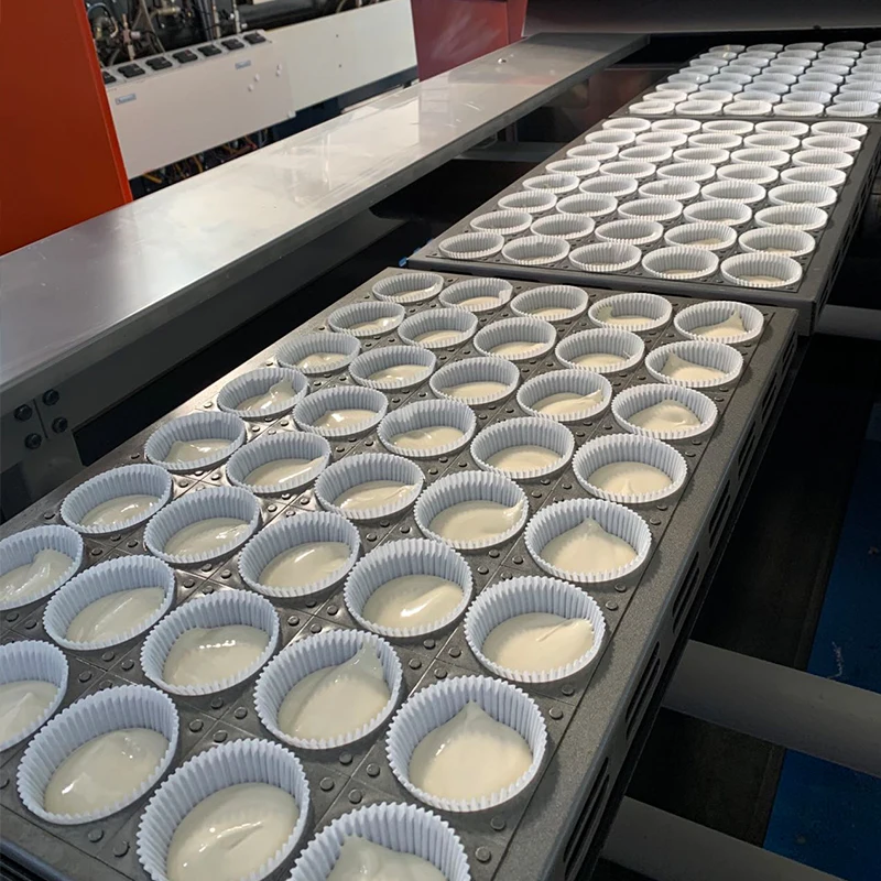 Small Scale Walnut Cake Forming Machine Chiffon Cake Production Line swiss Roll Cake Tunnel Oven