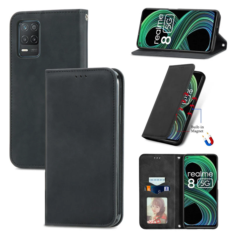 KRAFTCARE Cover per Samsung A53 5G Flip Custodia in Pelle PU