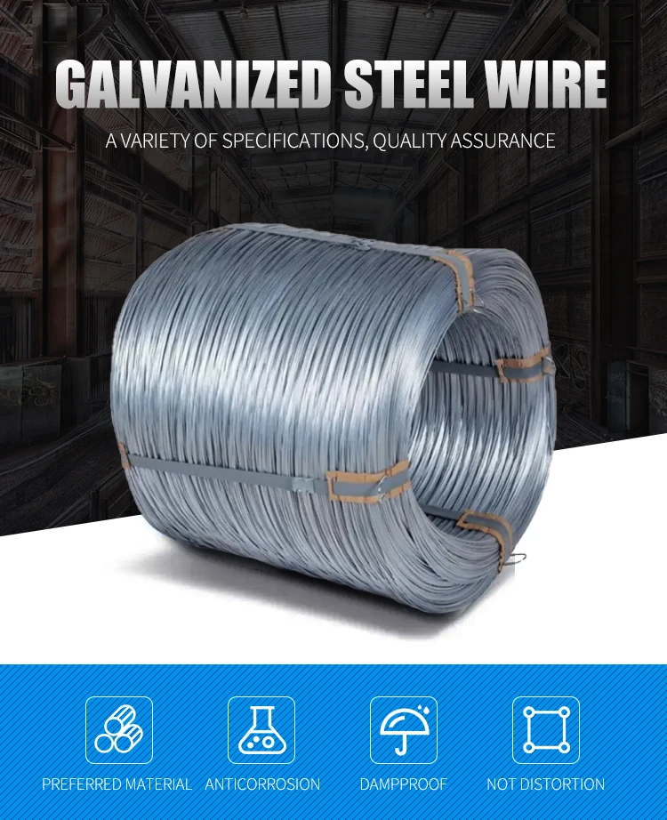 China Manufacture X Galvanized Steel Wire Rope Hot Dip Galvanized