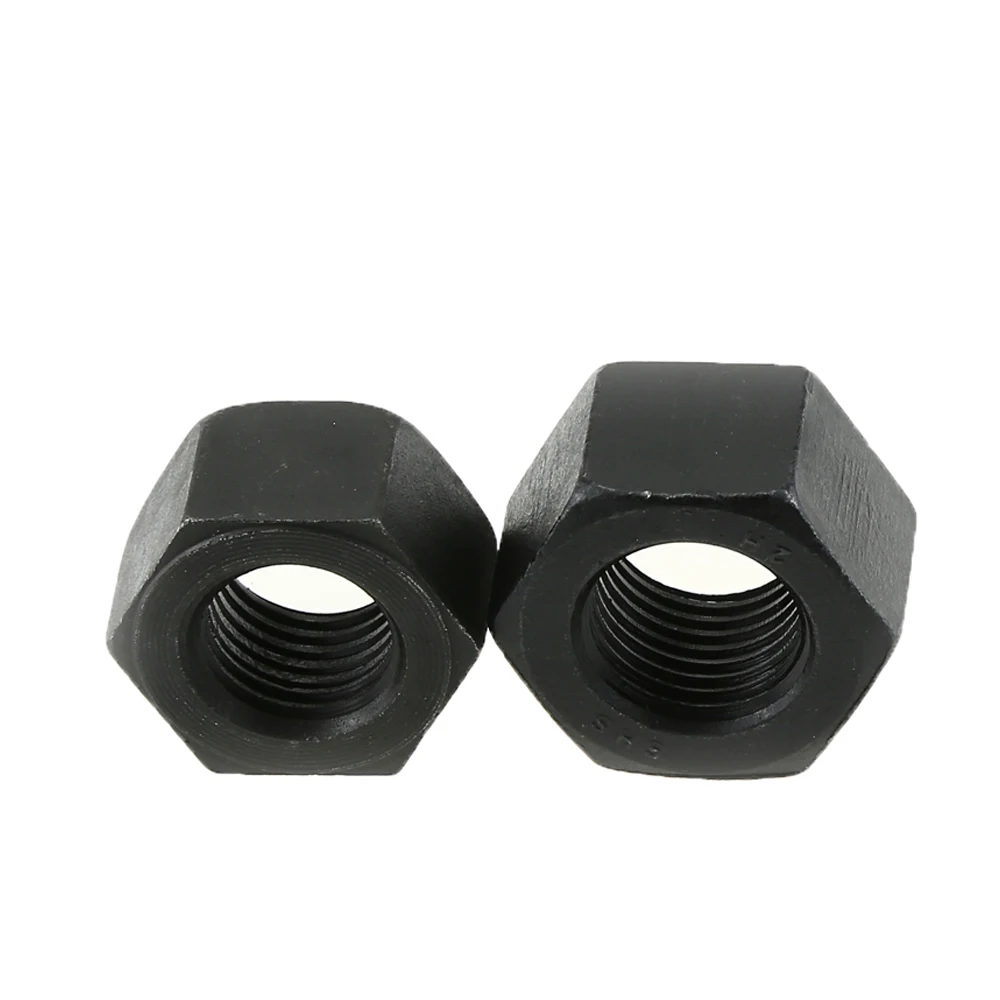 High Strength 4140 Astm A194 Gr 2h 2hm 7 Black Plain Color Heavy Hex