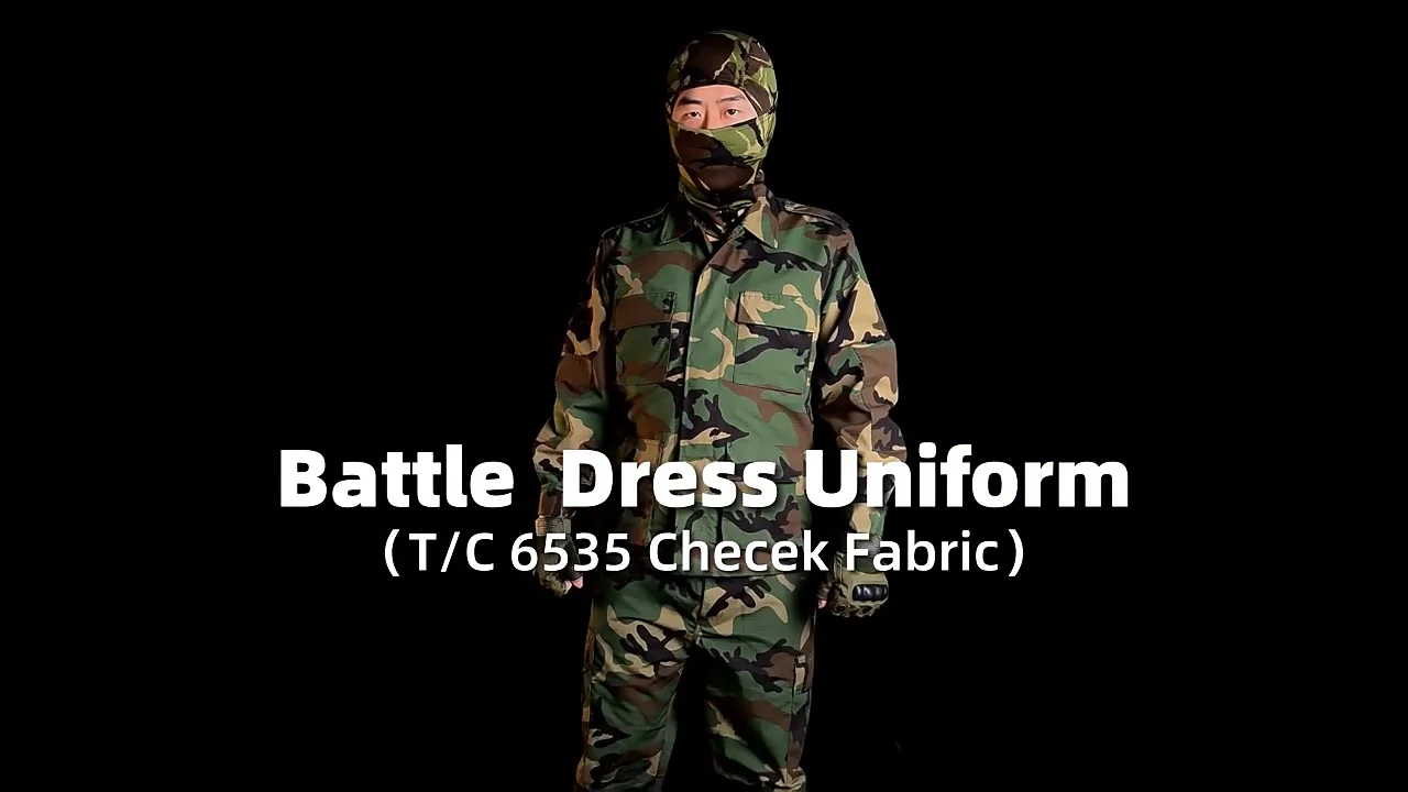 Cema Jungle Bdu Uniform Ripstop Camouflage Uniform Combat Suit China ...