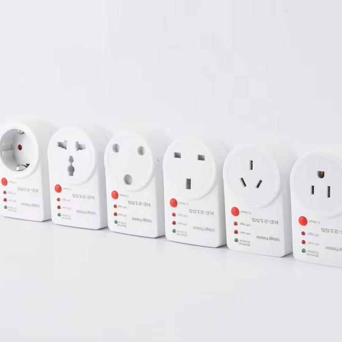 Automatic Voltage Switcher AVS 16A 220V Power Surge Protector Protector EU Plug Socket Type Voltage Safe Refrigerator Protector
