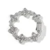 Silver white zircon