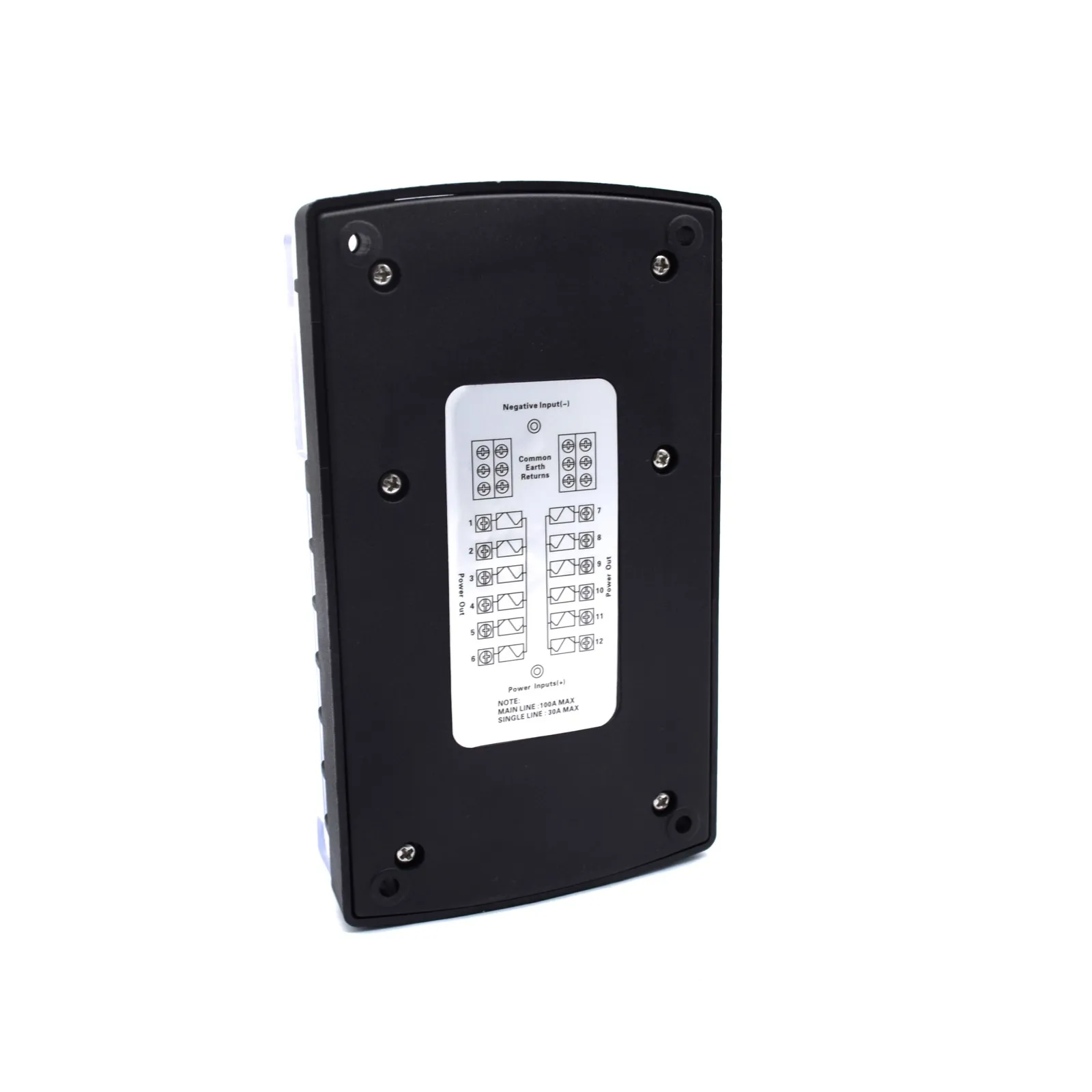 12 Way Fuse Box with LED Light and Rotating Cover details