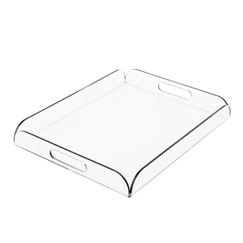 Customize Clear Rectangular Acrylic Fruit Trays