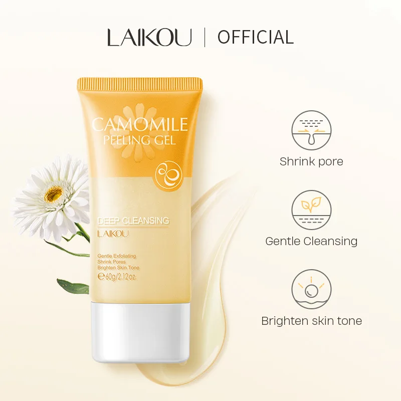 LAIKOU Face Deep Cleansing Exfoliating Smoothing Chamomile Peeling Gel