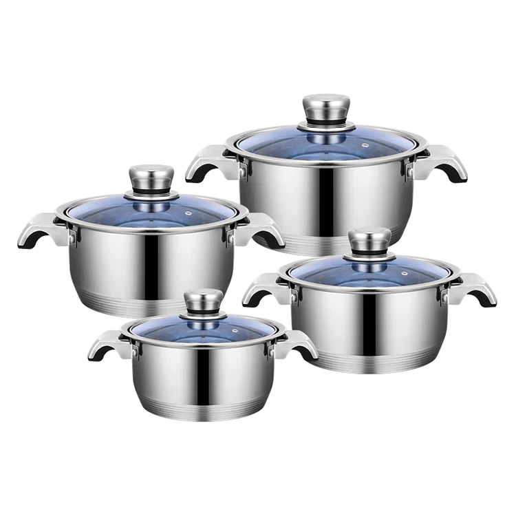 Dinner set Tefal Hero E825S374 Kitchen Set of pans Set of dishes Pans  Cooking utensils Stainless steel pots Steel cookware Induction cookware  Steel utensil set - AliExpress