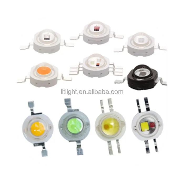 Hi Power Emitting Diode 5W Royal Blue 440nm 445nm 450nm Blue 460nm 470 Nm, Red 620nm 660nm with Dual Chips 5 Watt High Power LED