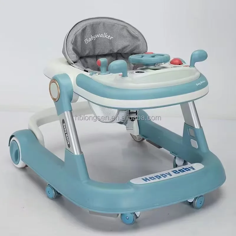 Universal Rotating Wheel 360 Degrees Plastic Music Cartoon Inflatable Rings Baby Walker