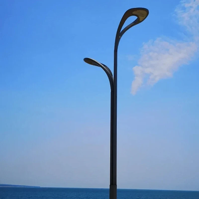 Новый стиль 3-35 метров уличного освещения с одним двойным рычагом для продажи