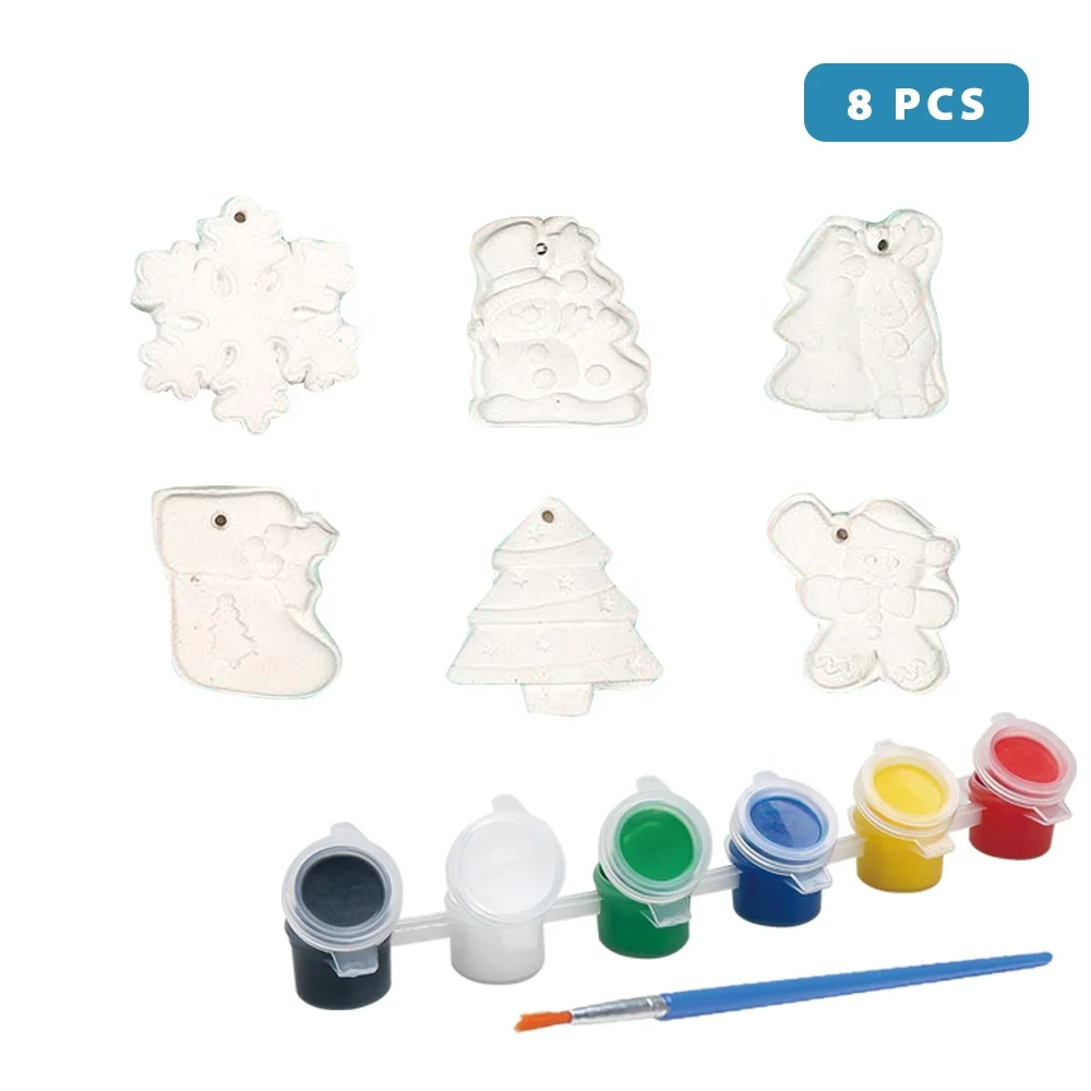 Christmas Painting Kit For Boys Girls Diy Plaster Painting - Temu