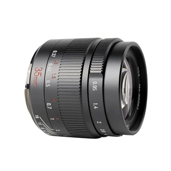 7Artisans MF 35mm F0.95 Manual Focus Standard Prime Camera Lens for E/FX/EOS-M/Z/M43-Mount Fuji X-A1 X-A10 X-A2 X-A3 X-M1 XM2 detail image