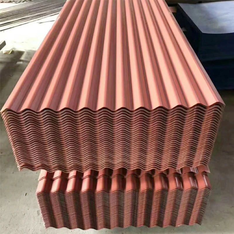 High temperature resistance  high strength  light weight prepainted corrugated steel ppgi roofing sheet