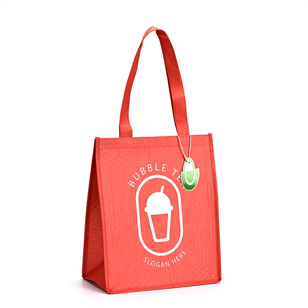 Wholesale Eco-Friendly Recycled RPET Linen Cosmetic Bag Customized Logo Waterproof Shopping Bag Recyclable supplier