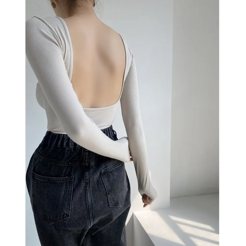 2023 New Women Long Sleeve Bodysuits Leotards Anime Girls Swimsuit Photos Sexy Solid  Lingerie Body Suits  Manufacturer