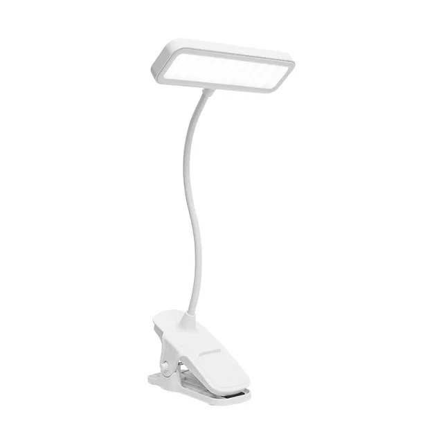 Natural Style Hose Clip Rounded Reading Lamp Touch Control Third Gear Dimming Led Desk Lamp