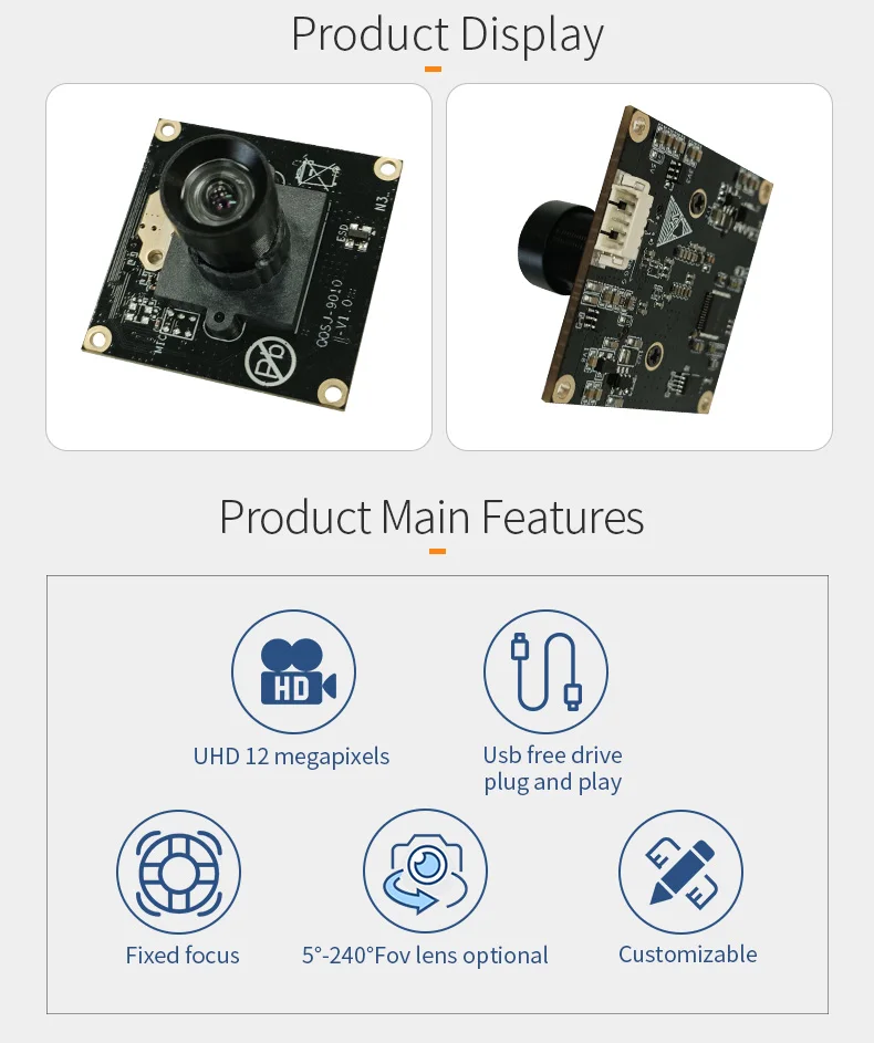 DGZX 12MP HD USB Camera Module插图1